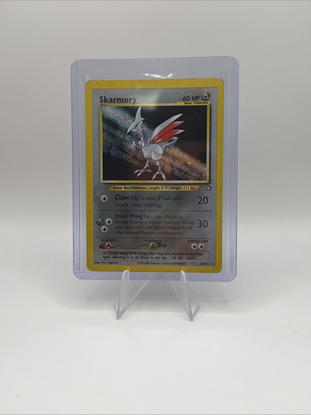 Skarmory 13/111 Neo Genesis Holo Rare Pokemon