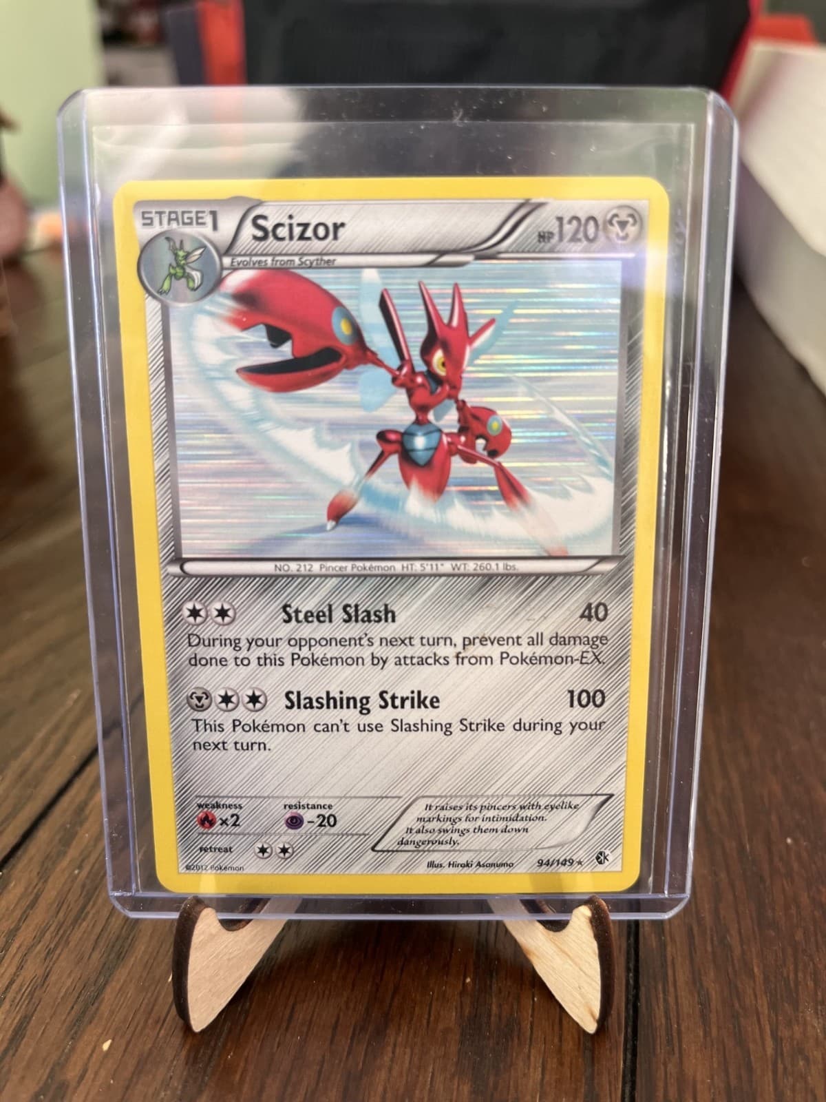 Scizor 94/149 Pokemon Boundaries Crossed Holo!