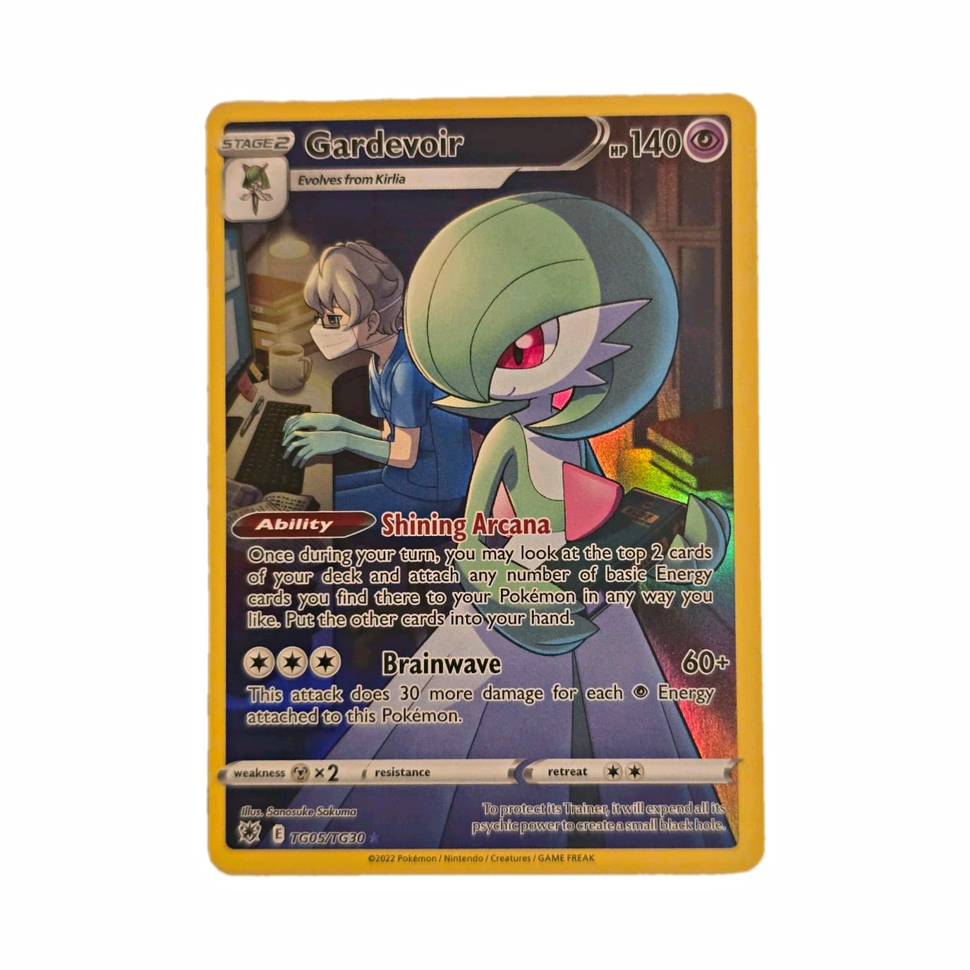 Gardevoir TG05/TG30 Astral Radiance Trainer Gallery Holo Pokémon 2022