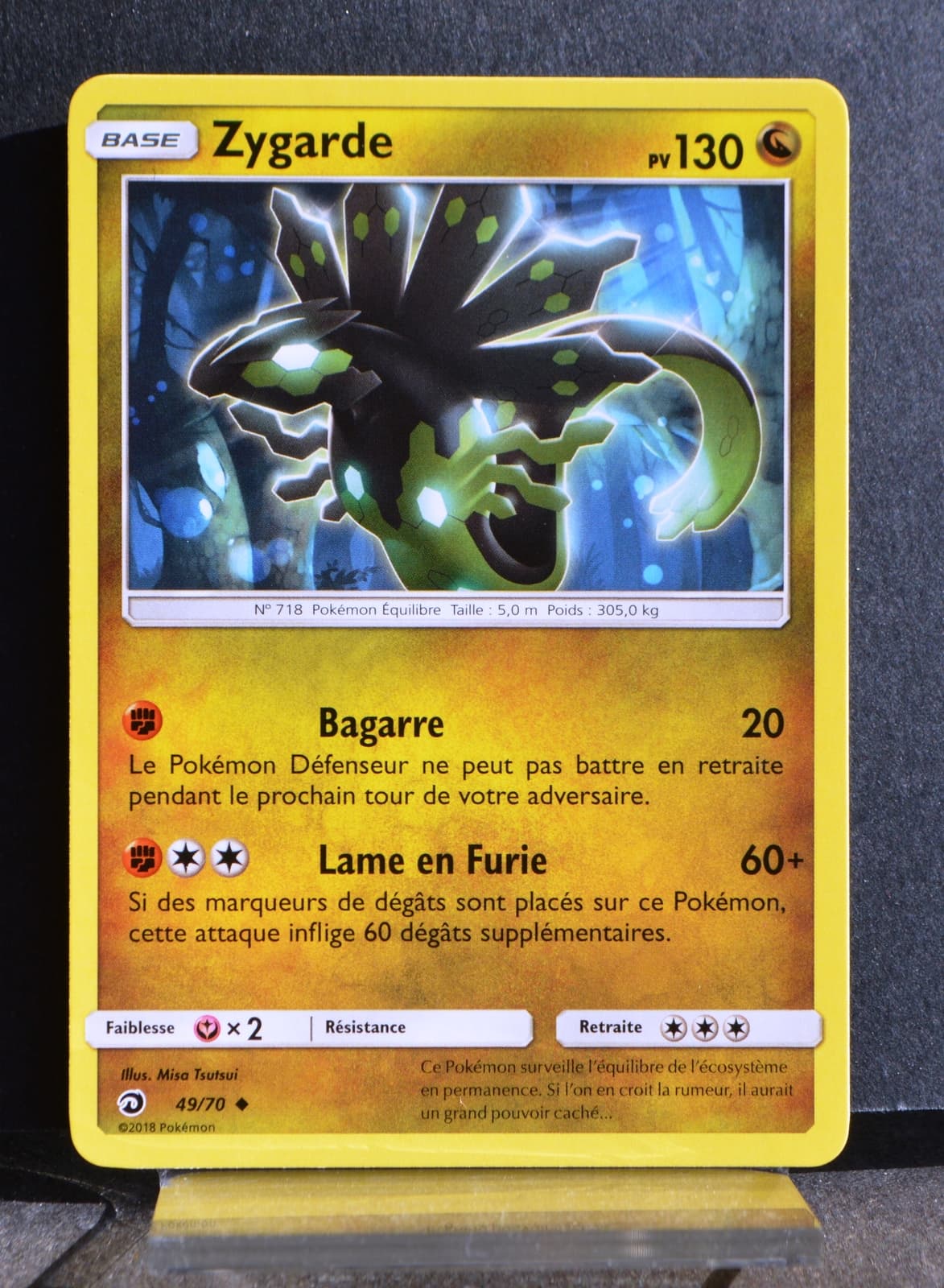 carte Pokémon 49/70 Zygarde SL7.5 - Majesté des Dragons NEUF FR