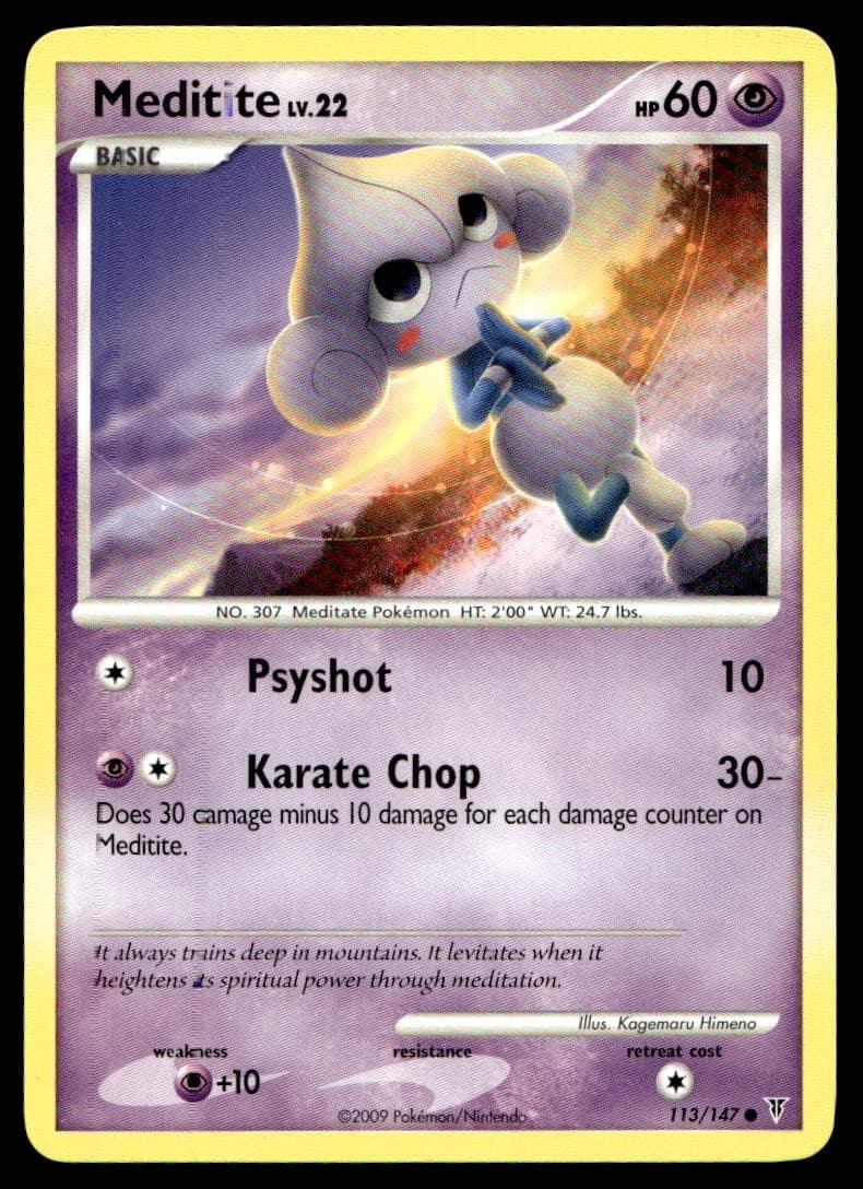 LP Meditite [Supreme Victors 113] Common Pokemon TCG