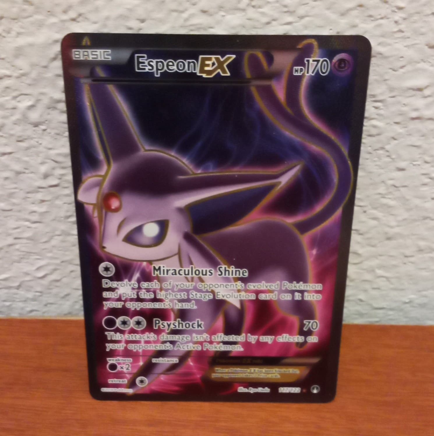 Pokemon TCG Espeon EX 117/122 Breakpoint Holo UR 2016 Near Mint