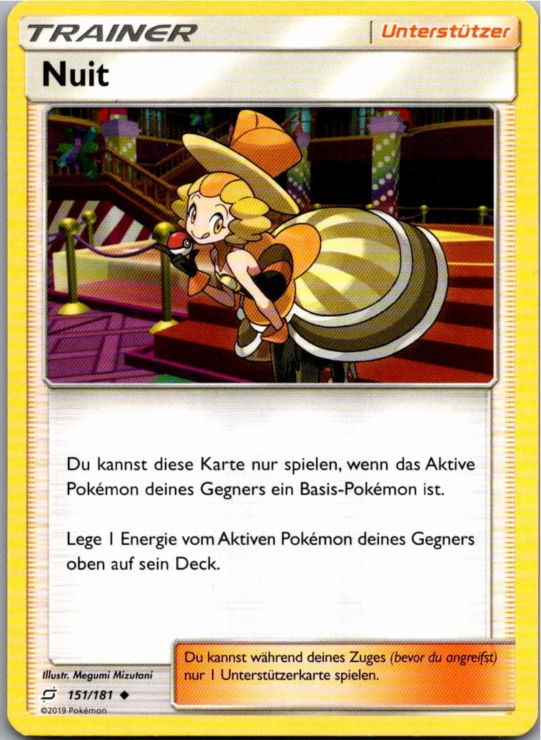 Nuit 151/181 Teams sind Trumpf Deutsch Sammelkarte