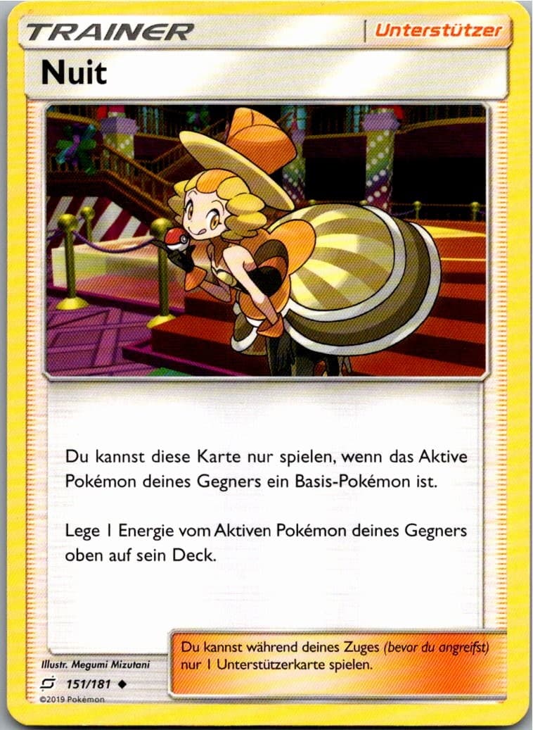 Nuit 151/181 Teams sind Trumpf Deutsch Sammelkarte