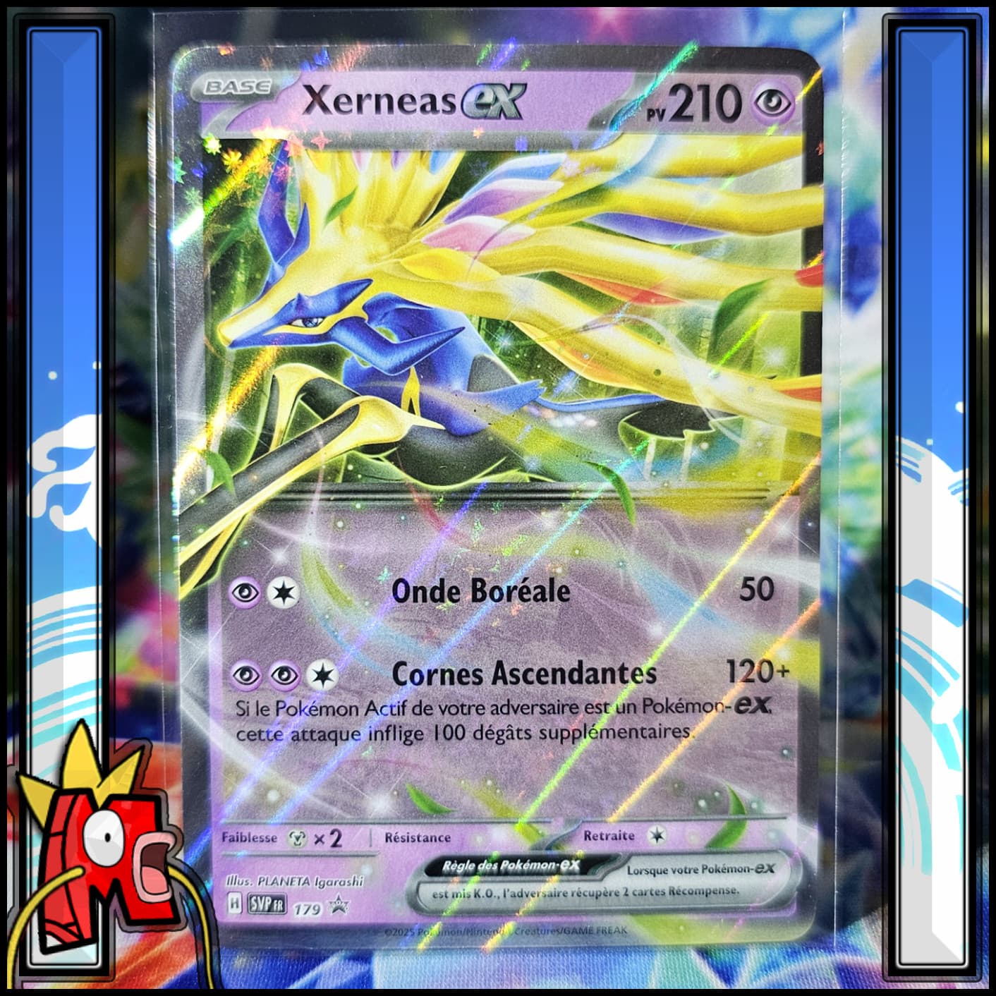 Carte Pokémon : Xerneas EX 179 - SVP Écarlate & Violet Promo - NEUF - FR