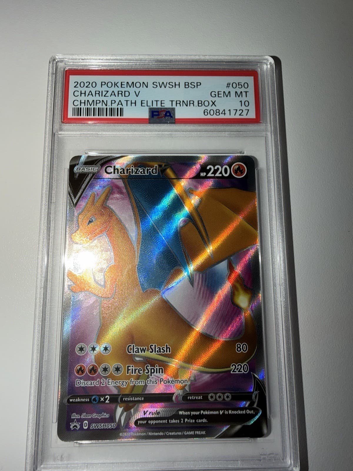 2020 PSA 10 Charizard V SWSH050 SWSH: Sword & Shield Promo Holo