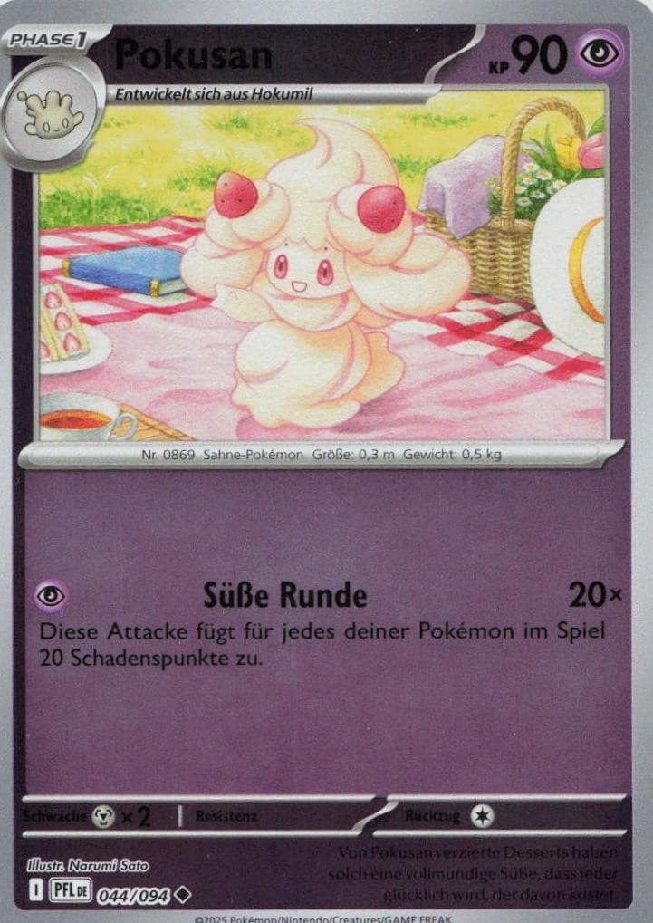 Pokémon Pokusan Fatale Flammen #44 NM DE