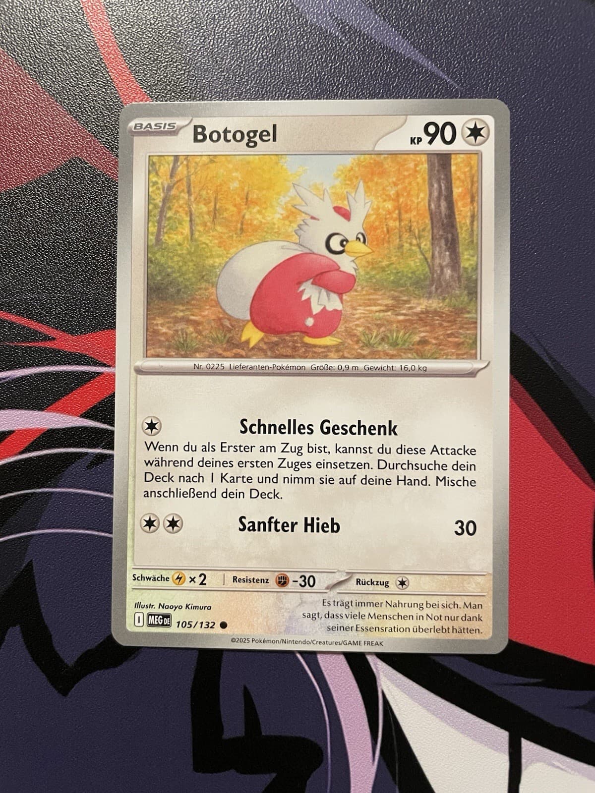 Botogel 105/132 Normal Mega Entwicklung Pokemon Karte Deutsch Near Mint