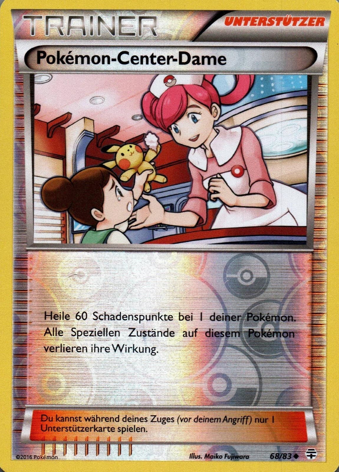 Pokémon Pokémon-Center-Dame Generationen #68 🇩🇪