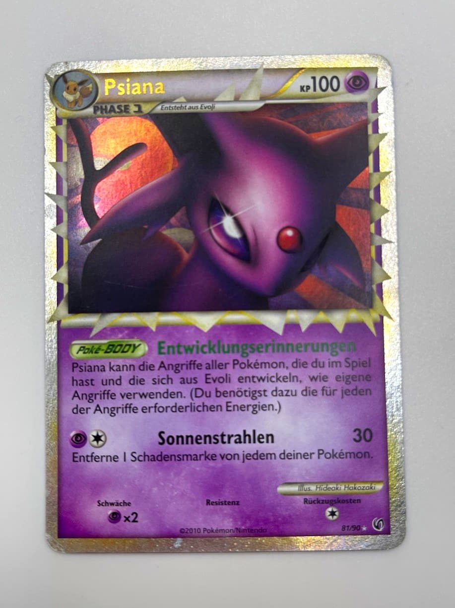 Psiana Prime 81/90 Pokémon HGSS 2010