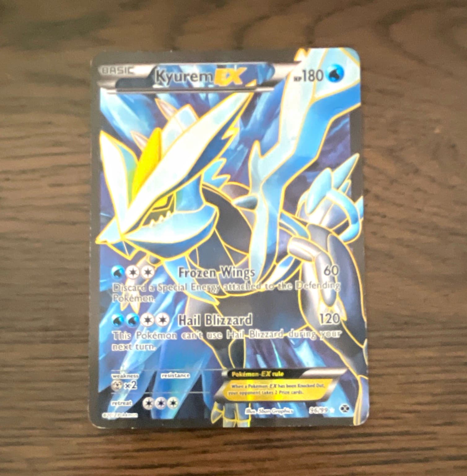 The Pokemon Company Kyurem-EX Next Destinies 96/99 180 HP Holo Ultra Rare EN