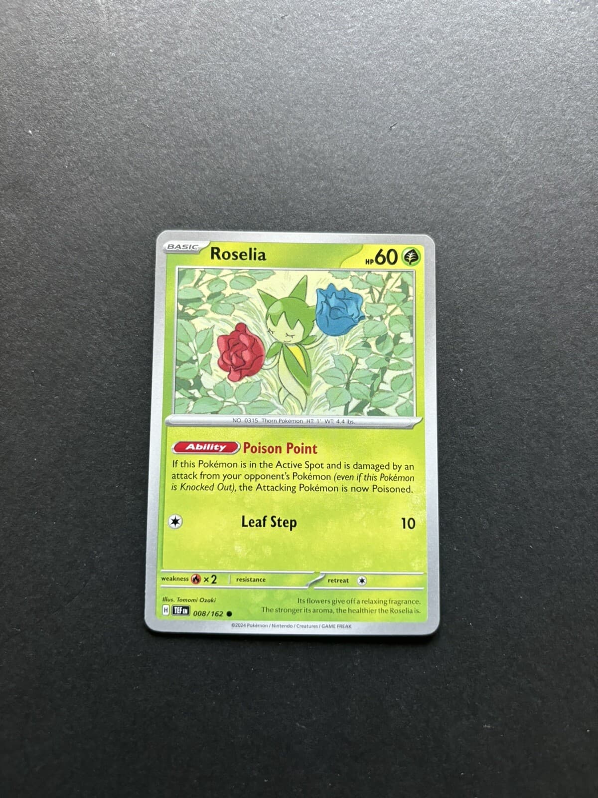 2024 Pokémon Temporal Forces - Roselia No. 8/162