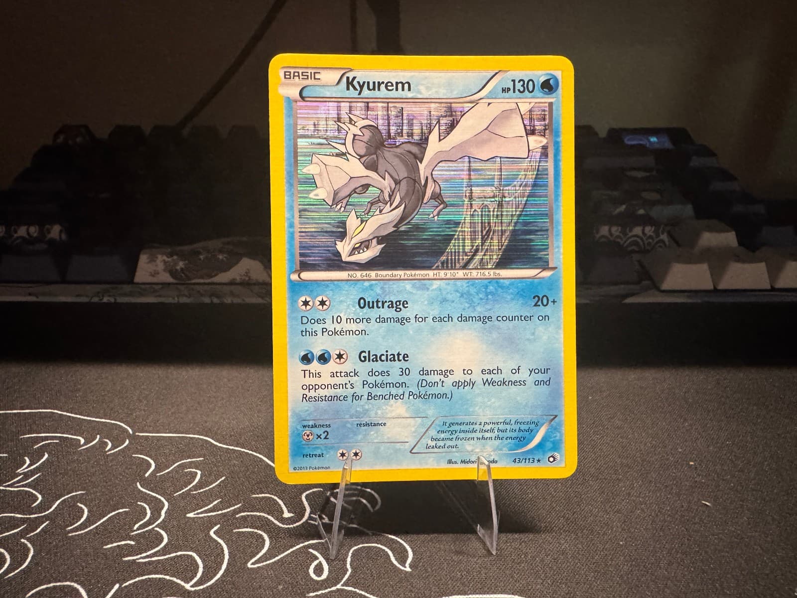 Pokemon TCG Kyurem 43/113 Legendary Treasures