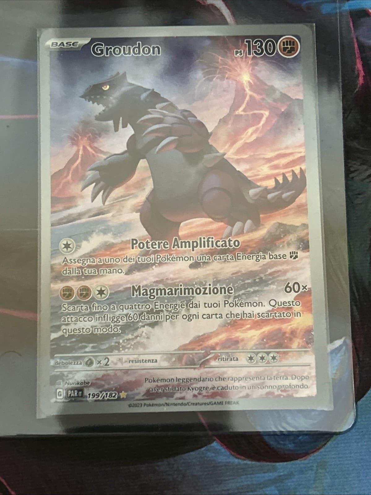Pokemon TCG GROUDON 199/182 Paradosso Temporale - 2023 ITA ITALIANO