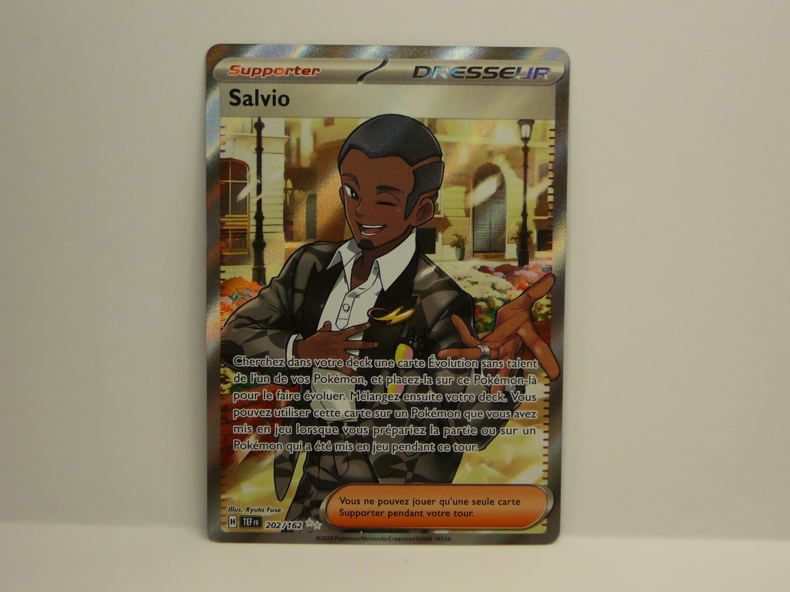 Carte Pokémon Salvio 202/162  Ecarlate & Violet Forces Temporelles Français