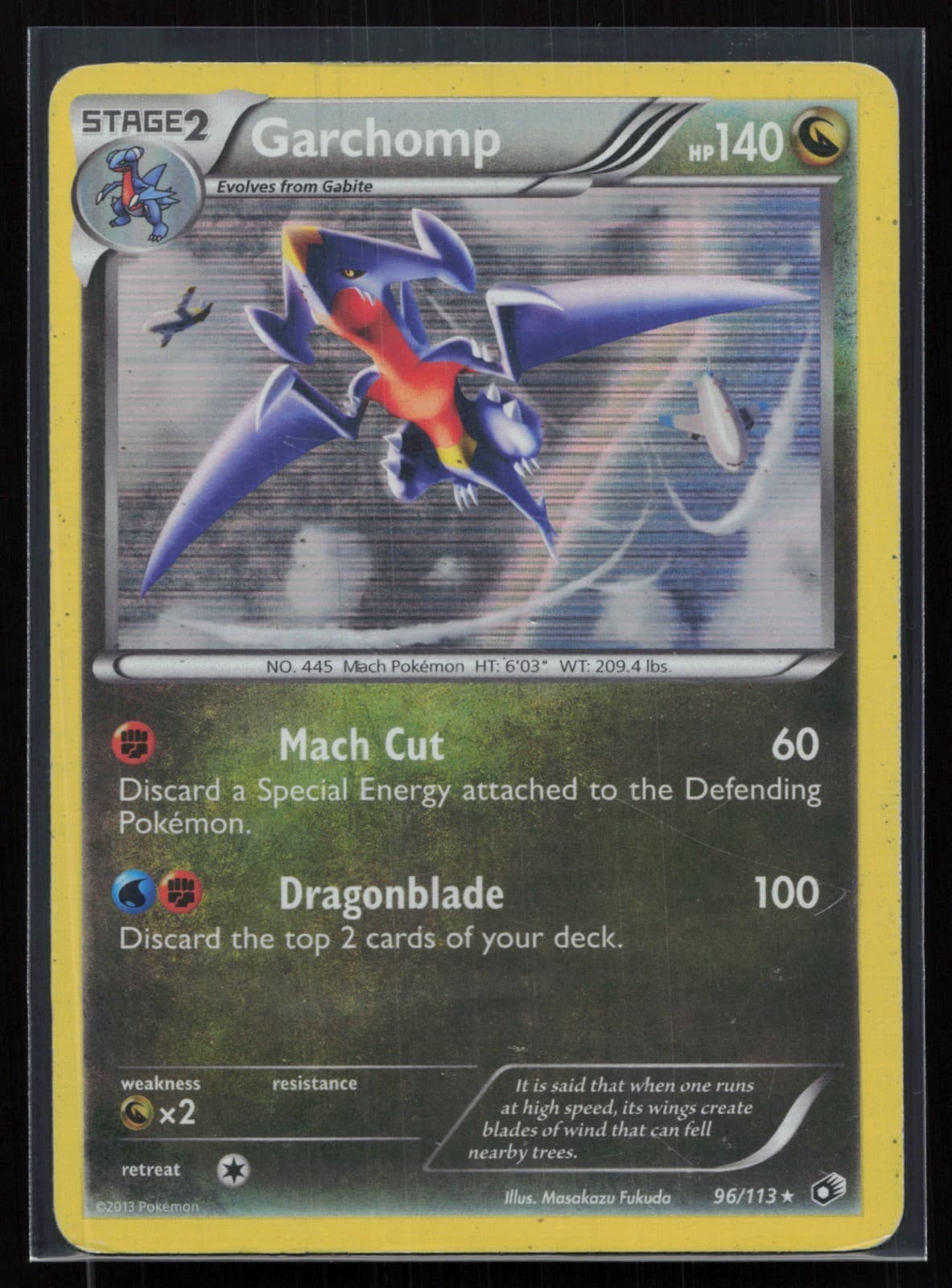 Garchomp 96/113 Legendary Treasures Pokemon TCG Card