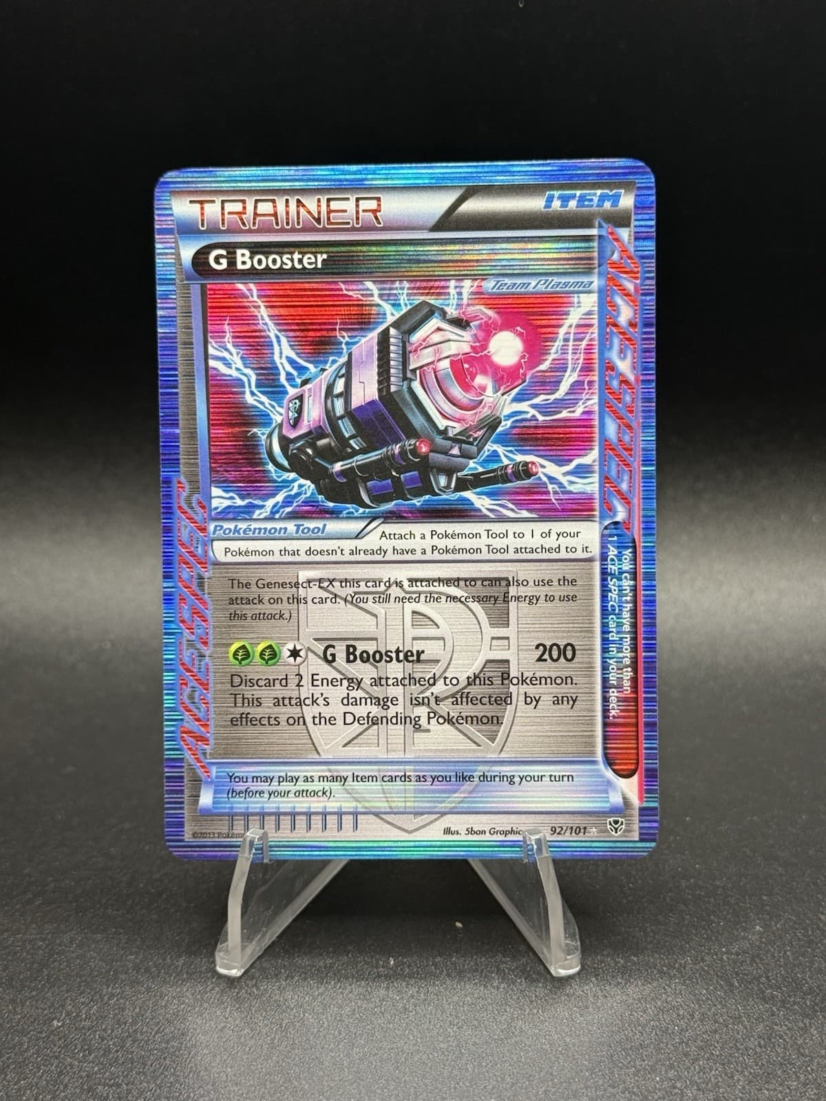Pokemon G Booster (Team Plasma) 92/101 Plasma Blast Holo