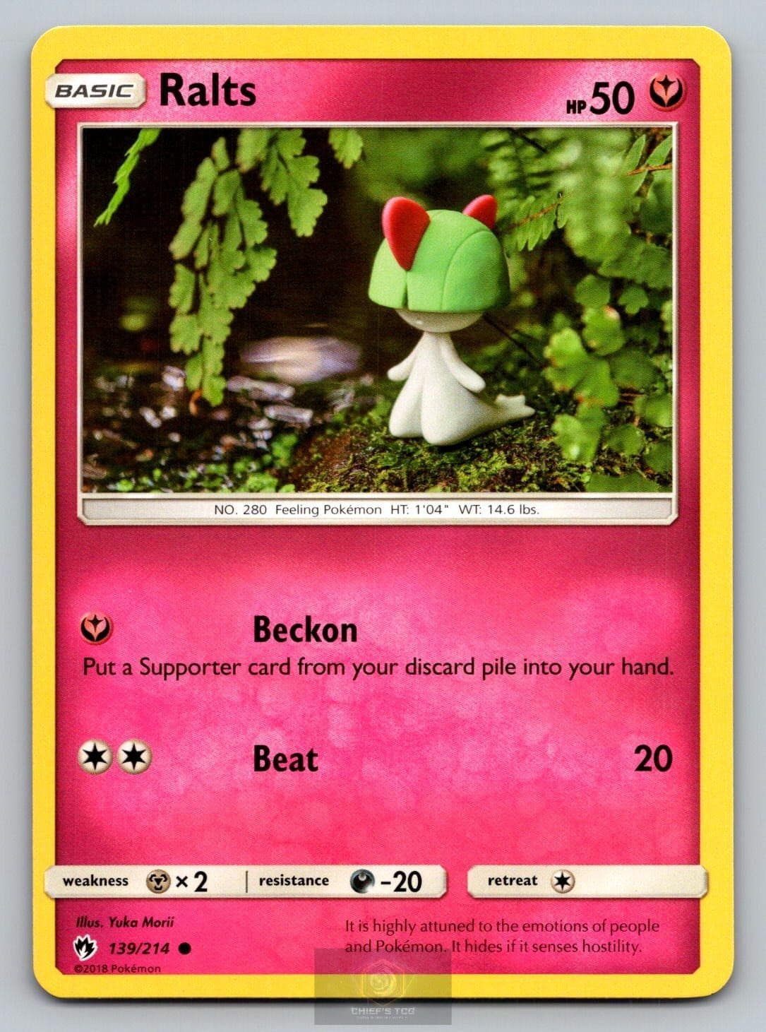 RALTS 139/214 C LOST THUNDER POKEMON NM/M