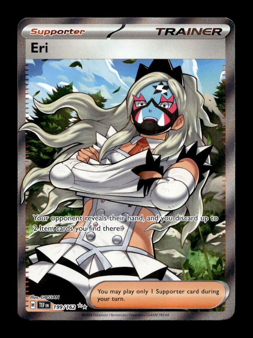 Eri 199/162 Ultra Rare Temporal Forces Pokemon Holo Near Mint
