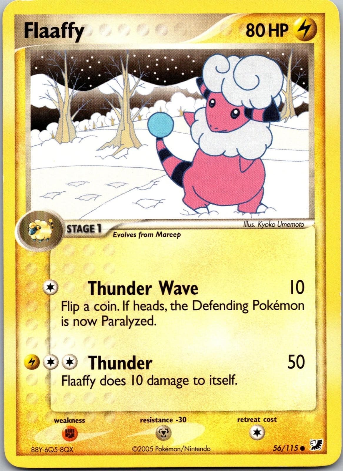 EX Unseen Forces #56/115 Flaaffy