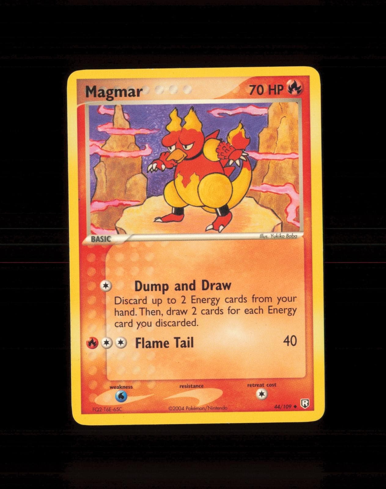 2004 Pokemon Team Rocket Returns Magmar 44/109 LP-