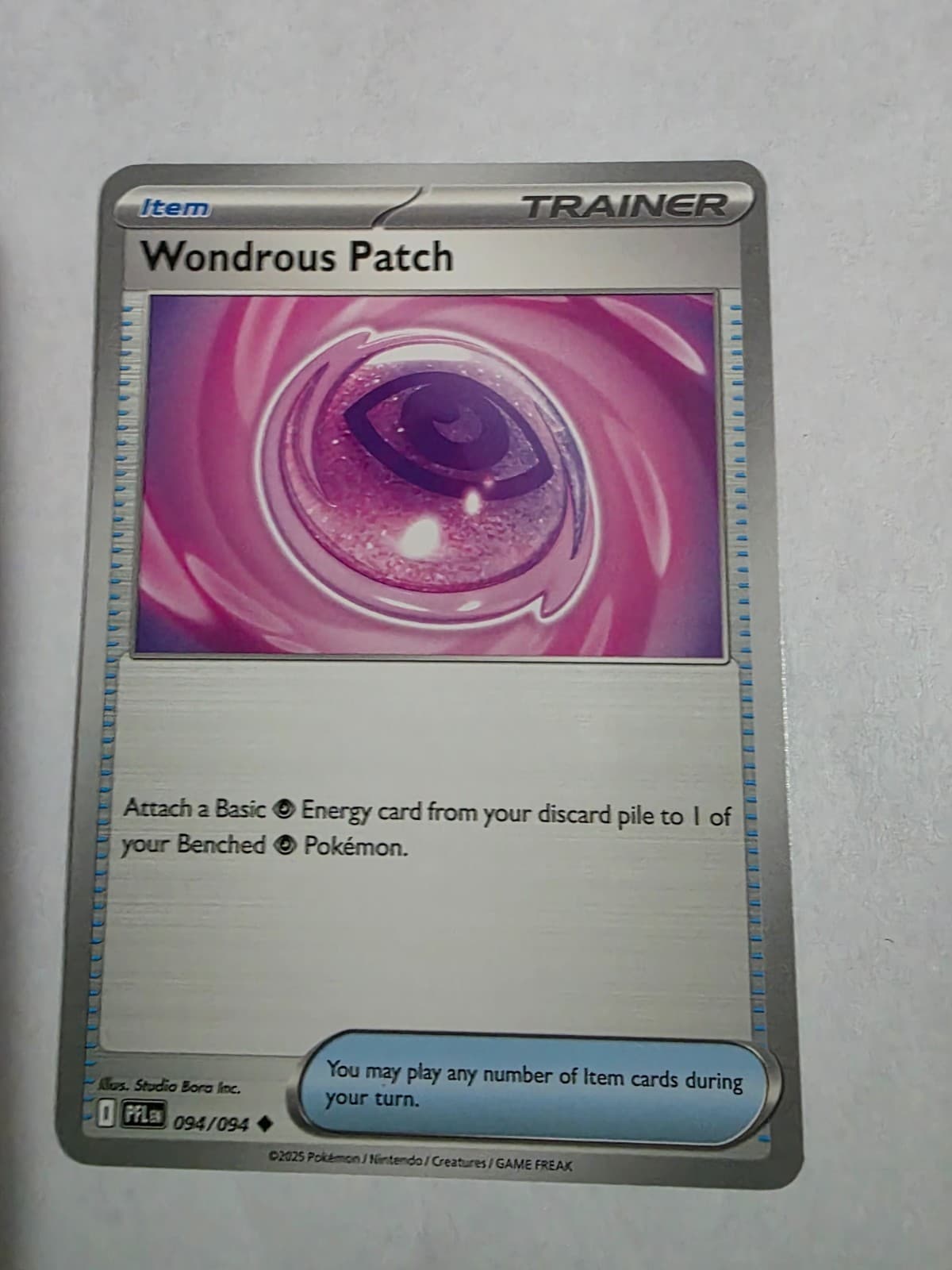 Pokémon Phantasmal Flames trainer Wondrous Patch 94/94 uncommon NM