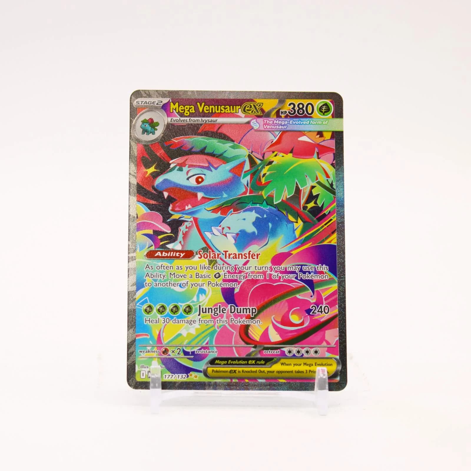 Mega Venusaur ex - 177/132 Mega Evolution Special Illustration Pokemon - NM