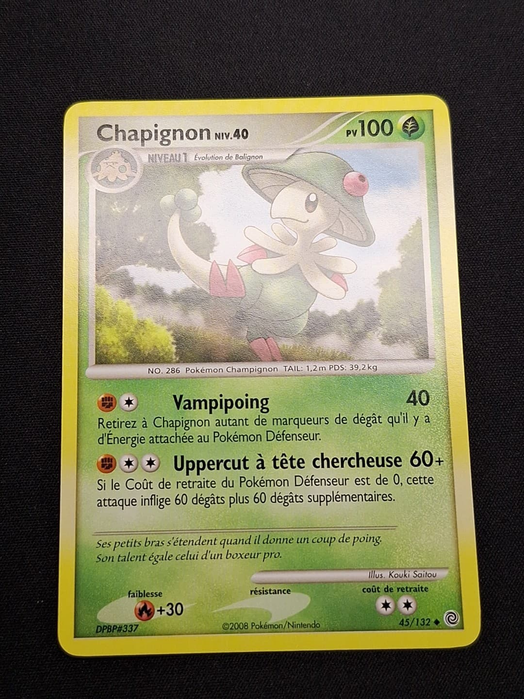 NM Chapignon 45/132 DP Merveilles Secrètes Carte Pokémon FR