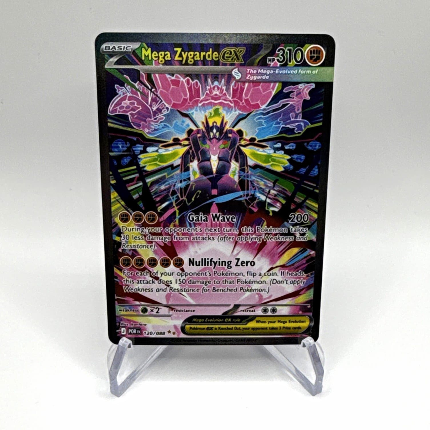 The Pokémon Company Mega Zygarde EX POR 120/088 Holo ENG 310 HP Rare