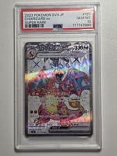 2023 Pokemon SV3 Ruler of the Black Flame Charizard ex 125/108 JP PSA 10 GEM/MT