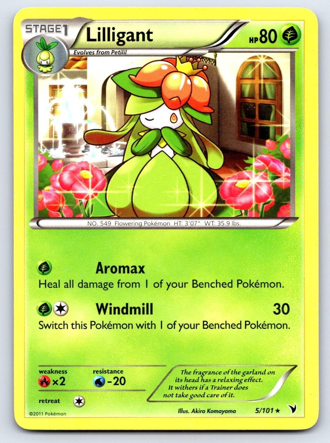 Lilligant 5/101 Rare Noble Victories Pokemon