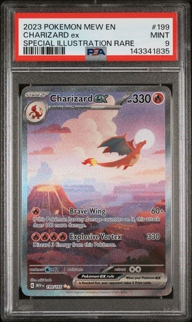 Charizard ex 199/165 Special Illustration Rare - Pokémon Mew 151 PSA 9 MINT