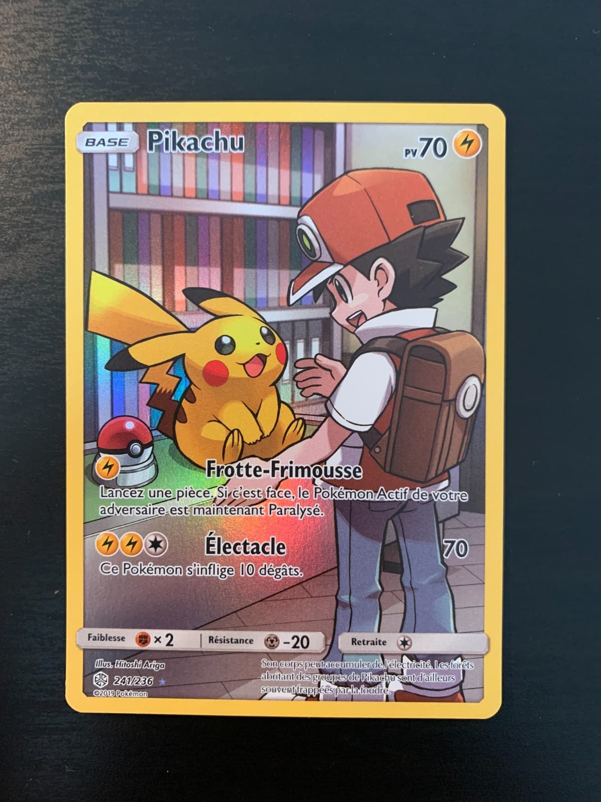 Carte Pokémon : Pikachu 241/236 Eclipse Cosmique Français