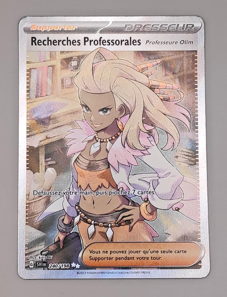 Carte Pokemon Recherches Professorales 240/198 Écarlate et Violet