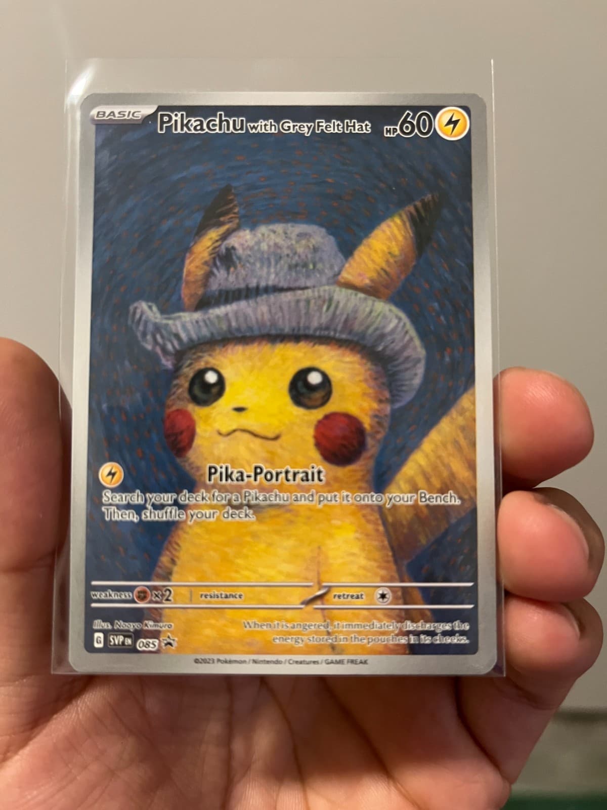 Pikachu with Grey Felt Hat [NM] 85 Sv: Scarlet & Violet Promo Cards Regular
