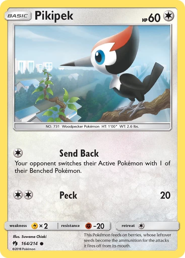 Pokemon PIKIPEK Sun & Moon Lost Thunder 164/214 NM/Mint PACK FRESH