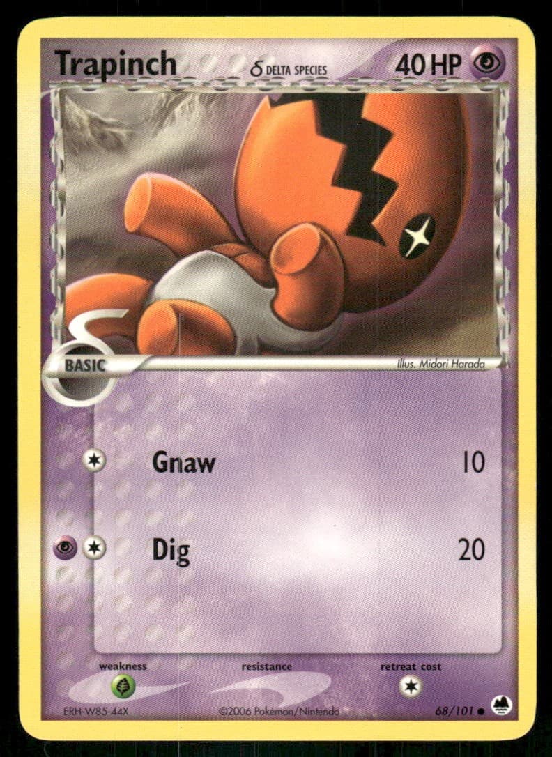 Trapinch 68/101 - Dragon Frontiers - Common NM