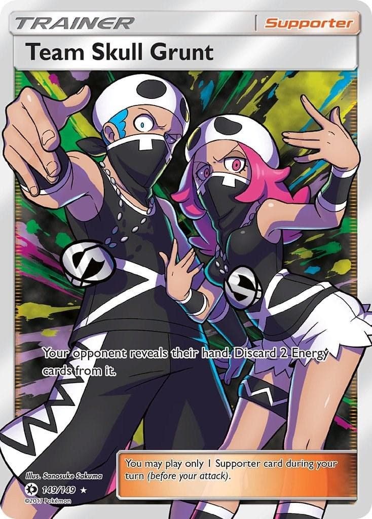 2017 Pokemon TCG Sun & Moon: Team Skull Grunt (Full Art) #149/149 - Near Mint