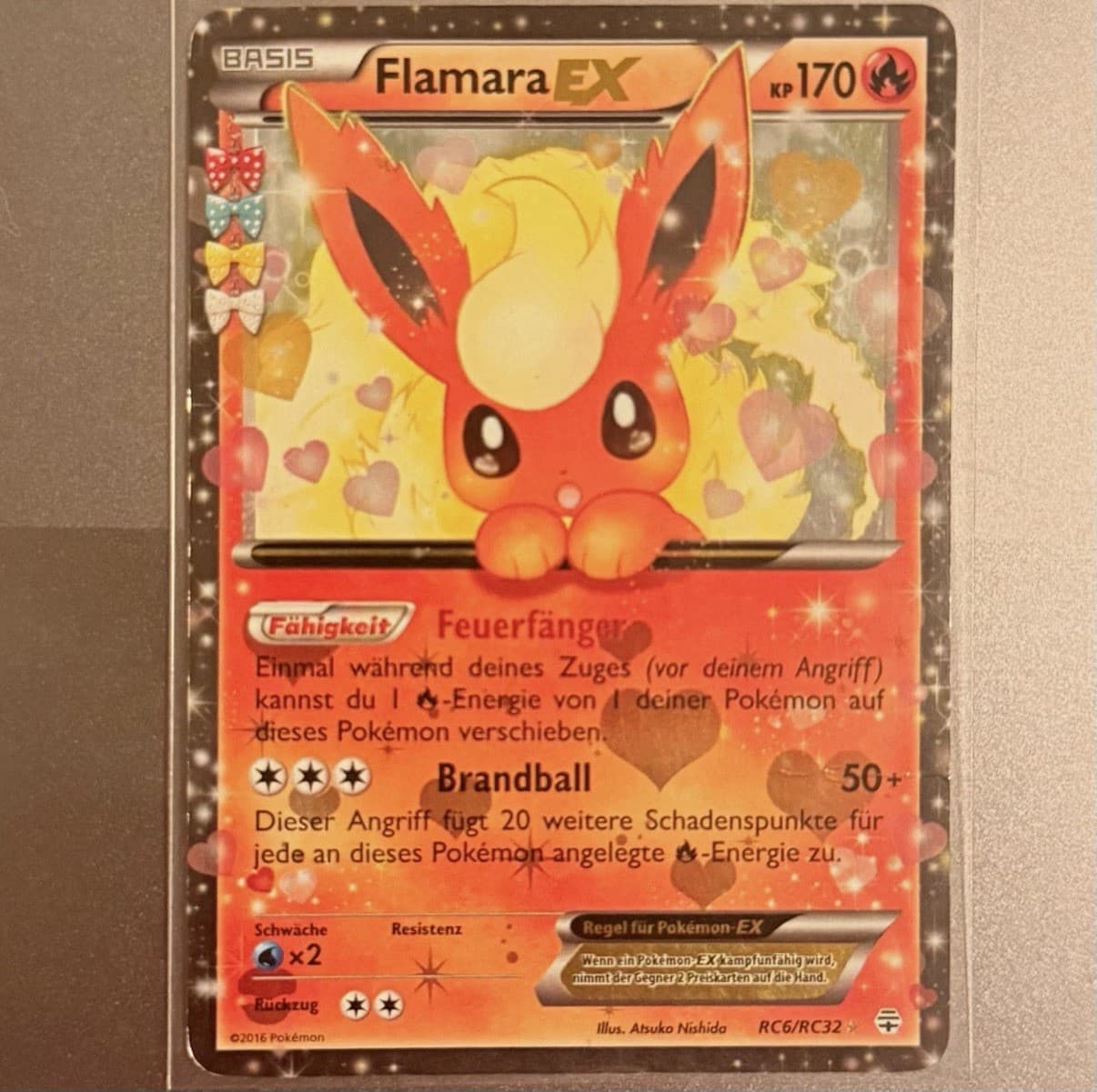 Pokemon Flamara EX Generationen RC6/RC32 - Deutsch