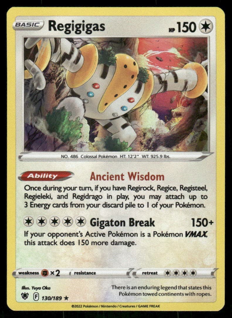 Regigigas 130/189 - Astral Radiance - Holo Rare NM