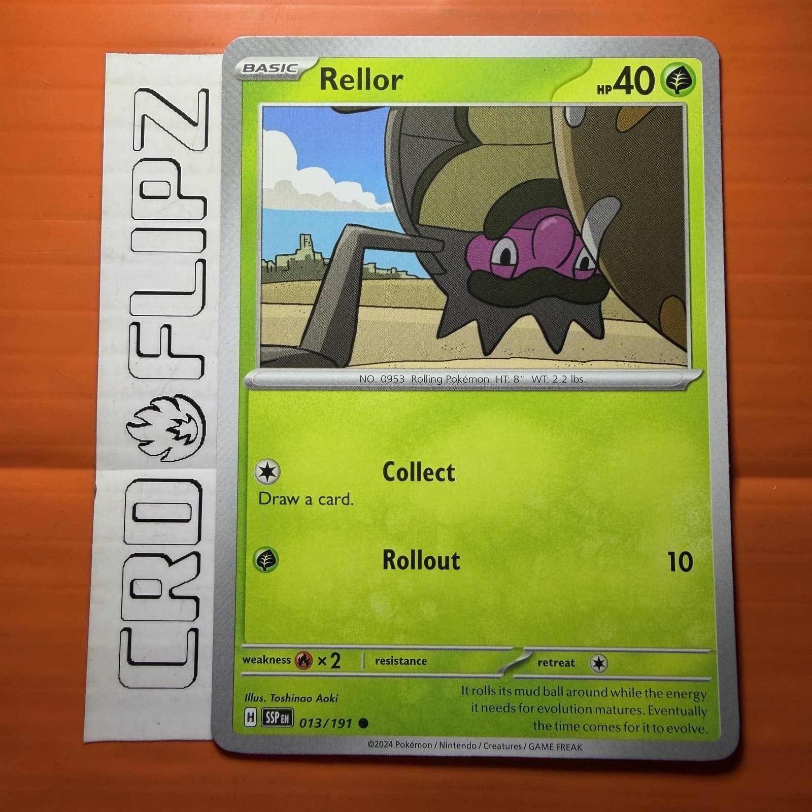 Pokemon TCG Surging Sparks Rellor #13