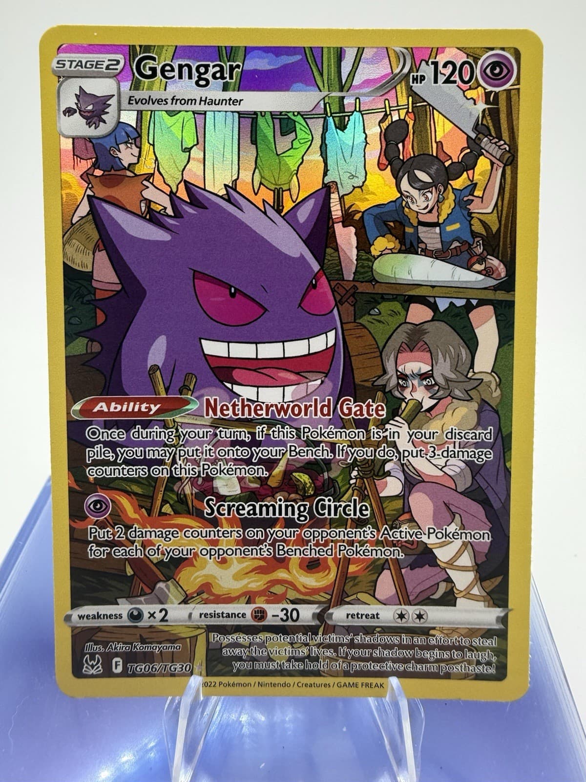 Gengar TG06/TG30 Holo Lost Origin Trainer Gallery Pokemon NM
