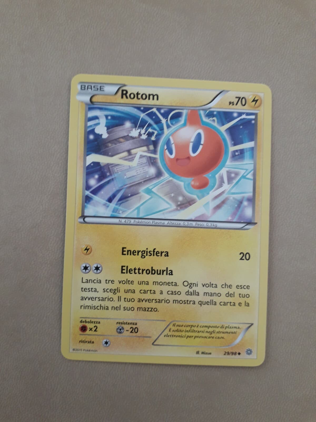 Pokemon Rotom 29/98 XY Antiche Origini Italiano