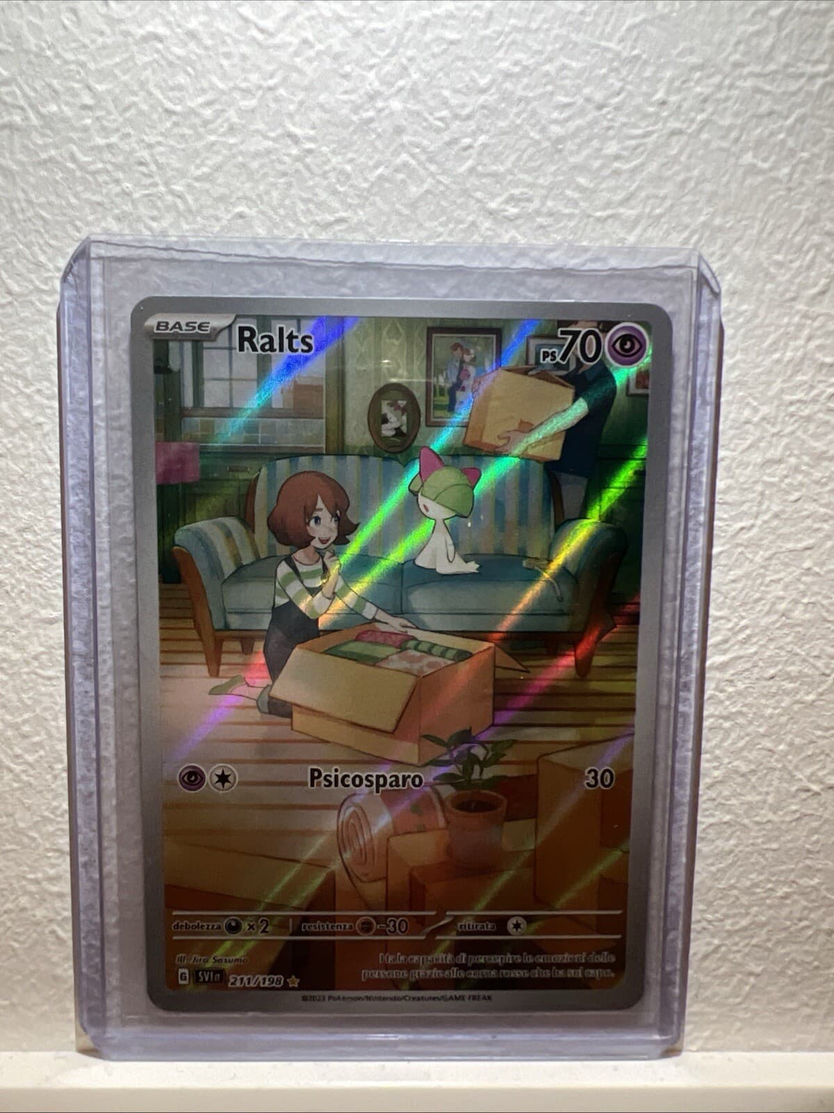 Carta Pokemon Ralts 211/198 - Scarlatto e Violetto - ITA RARA | Near Mint