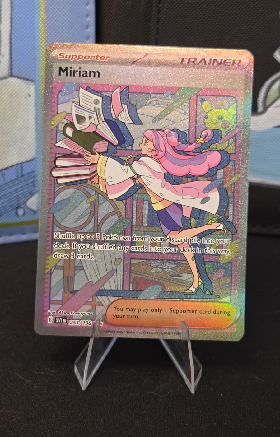 Miriam Full Art Holo 251/198 SV01 Scarlet & Violet Base Set