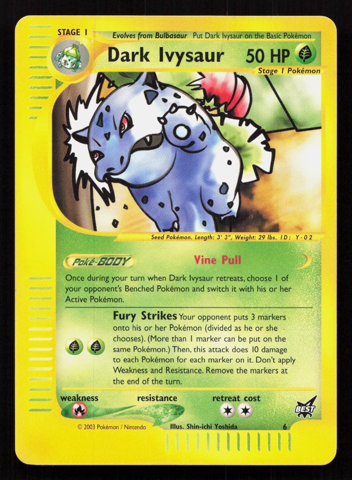 Dark Ivysaur - 006/009 Best of Regular