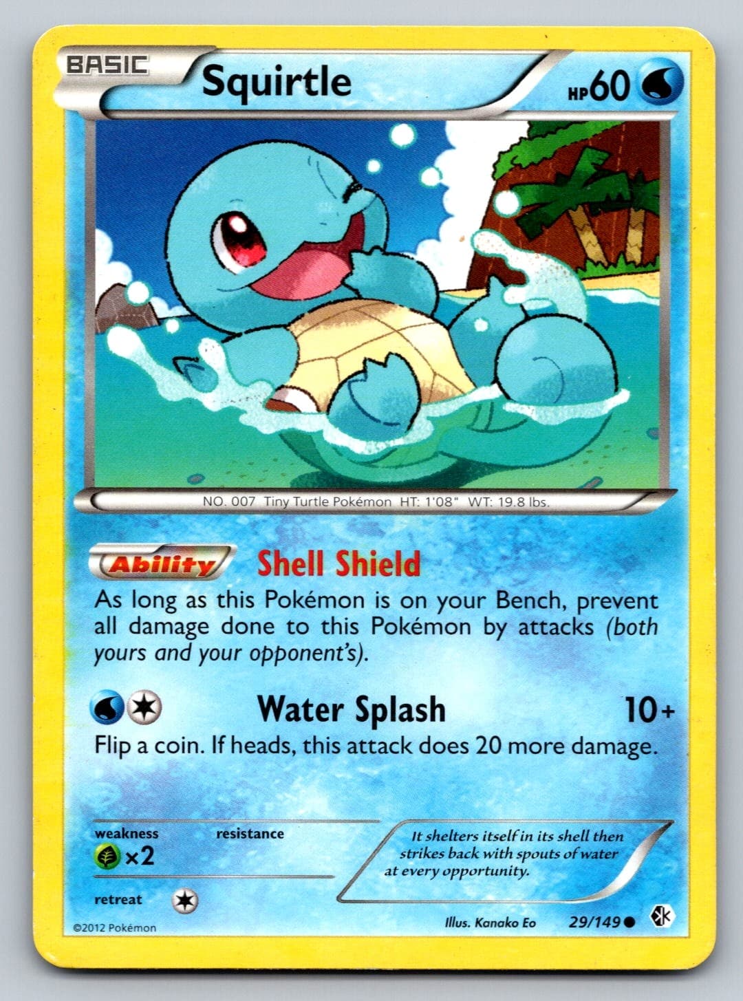 Pokemon Squirtle Common Boundaries Crossed 29/149 MP