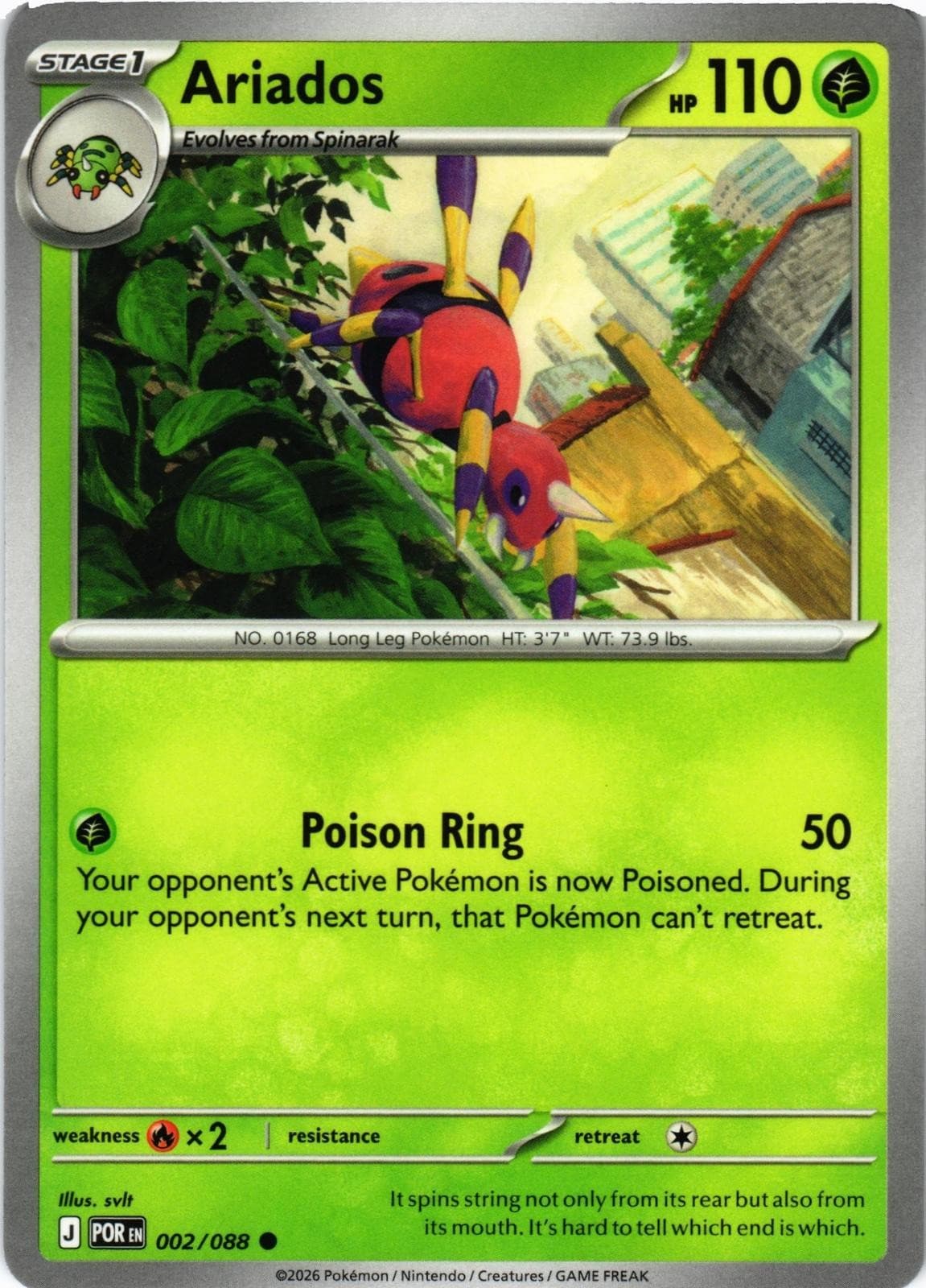 Pokémon ME03: Perfect Order #002/088 Ariados