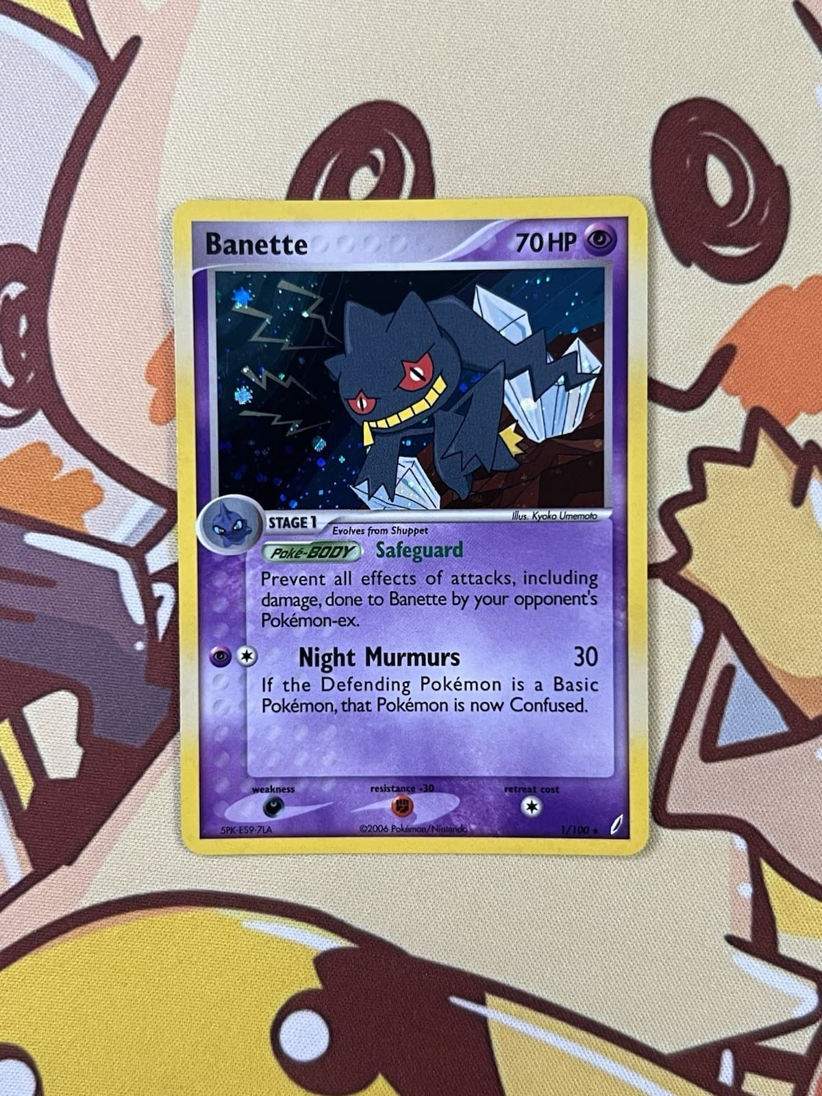 Banette 1/100 Pokemon Crystal Guardians Holo Rare Pokemon TCG NM