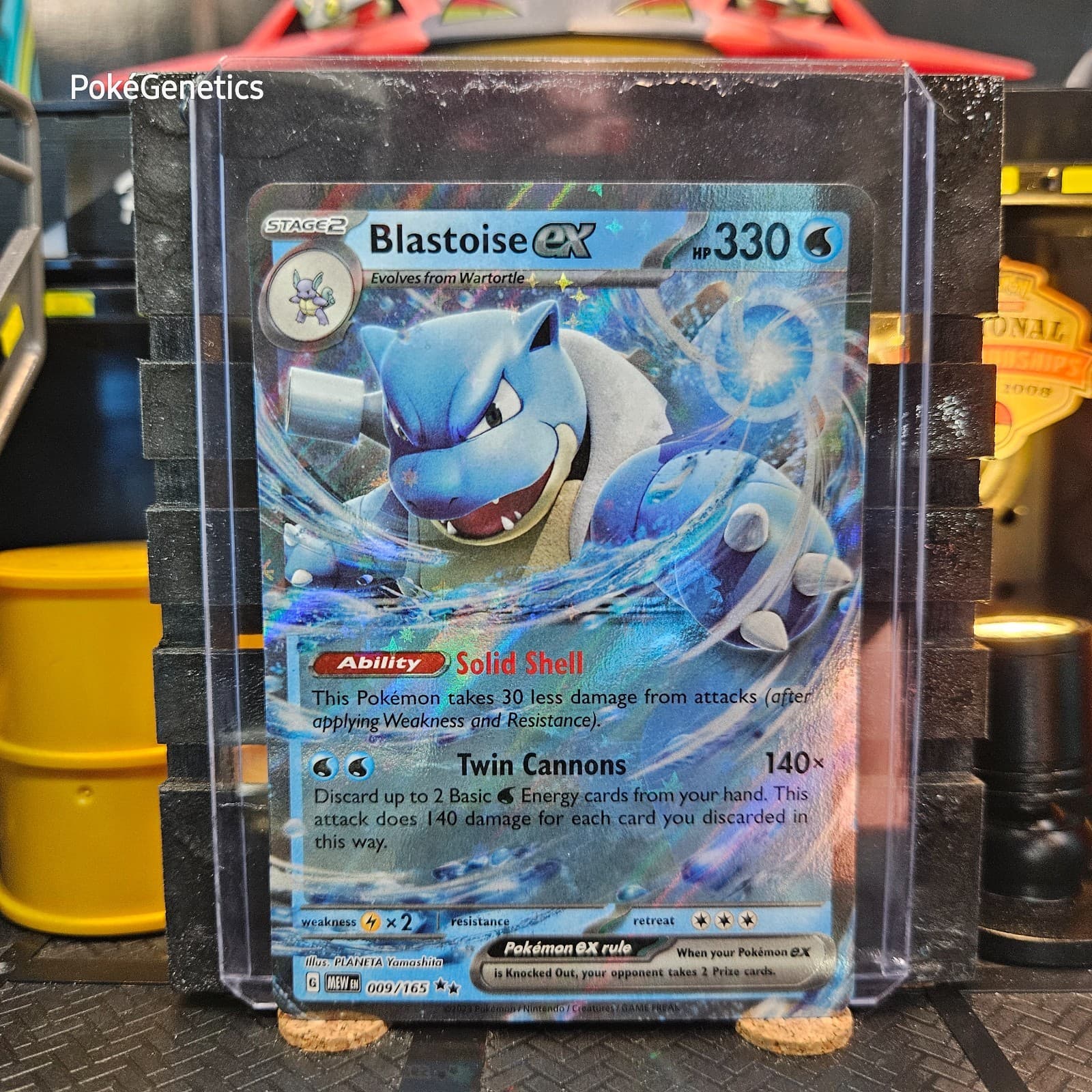 Blastoise ex 151 Ultra Rare Pokémon TCG 009/165 Scarlet & Violet